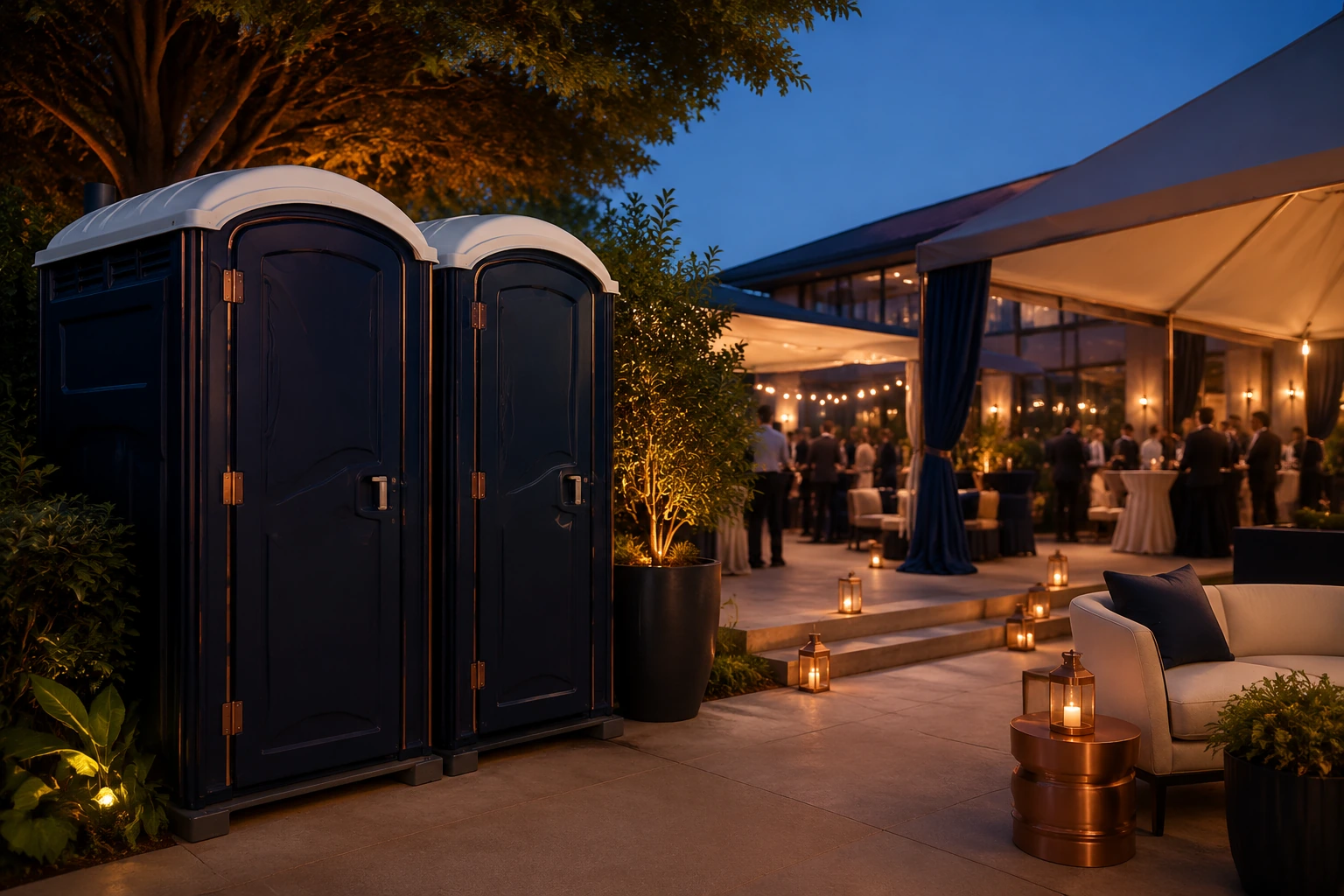 Portable restroom rental planning for Garland, TX