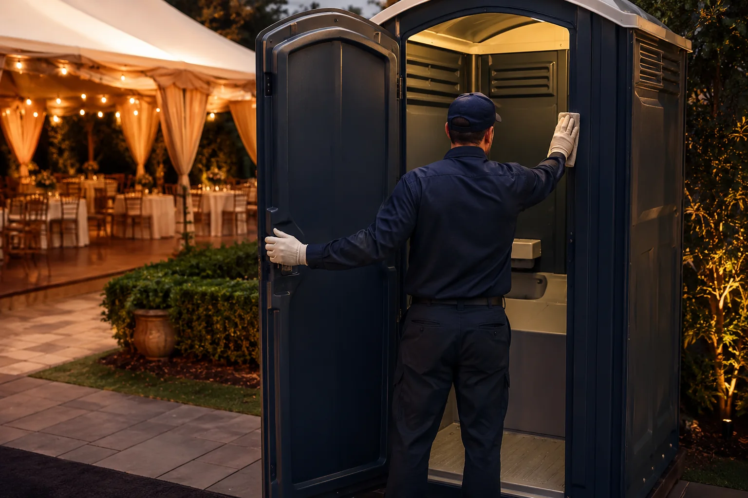 Portable restroom rental planning for Sachse, TX